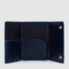 Blue Square - Compact Wallet für Scheine und Kreditkarten in Blau 2