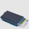 Blue Square - Kreditkartenhalter mit Aussenfach in Blau 2