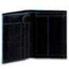 Blue Square - Hochformatbörse mit Hartgeldfach in Schwarz 2