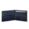 Blue Square - Herrenbrieftasche mit Klapp-Ausweisfenster und Münzfach in Blau 2
