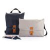 Pure - Cotton Messenger Bag in Grey 4
