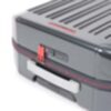 PQ-Light - Ultra Slim Kabinen-Hartschalentrolley Grau/Rot 4