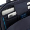 EOL Blue Square - Laptoprucksack mit iPad®-Fach, RFID-Blocker Blau 2
