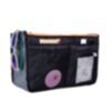 Bag in Bag - Black Neon Orange Zipper Grösse S 4
