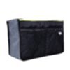 Bag in Bag - Black Neon Yellow Zipper Grösse L 3