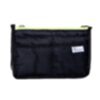 Bag in Bag - Black Neon Yellow Zipper Grösse S 1