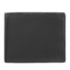 Tazio - Mehrfarbige Brieftasche mit Klappe Schwarz 1