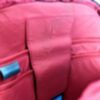 Laptoprucksack mit iPad Fach und Diebstahlsicherung Grau/Rot 2