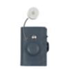 Furbo RFID-Kartenhalter aus Leder mit Banknotenfach und AirTag-Etui in Blau 4