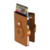 Furbo RFID-Kartenhalter aus Leder mit Banknotenfach und AirTag-Etui in Honiggelb 2