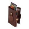 Furbo RFID-Kartenhalter aus Leder mit Banknotenfach und AirTag-Etui in Braun 2