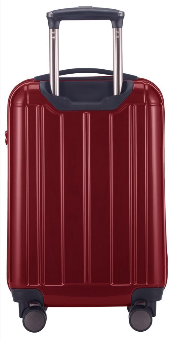 Kotti - Handgepäck Hartschalen-Trolley S mit TSA in Rot glänzend