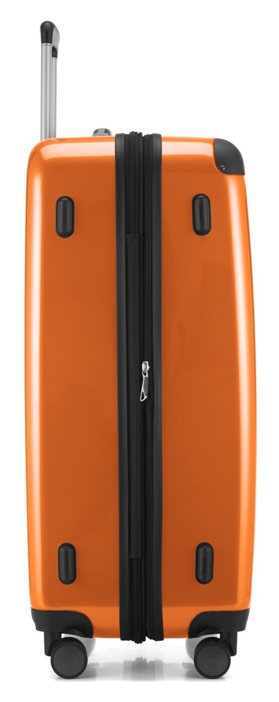 Alex - Koffer Hartschale L glänzend mit TSA in Orange