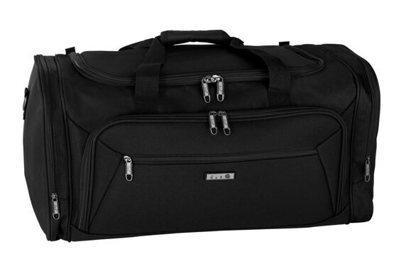 Bags &amp; More, Reisetasche aus Polyester in Schwarz
