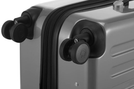 Alex - Koffer Hartschale M glänzend mit TSA in Silber