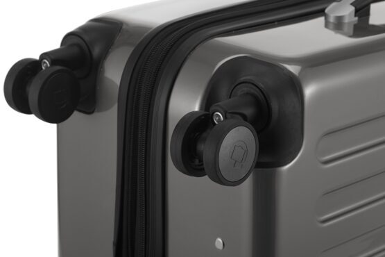 Alex - Koffer Hartschale M glänzend mit TSA in Titan