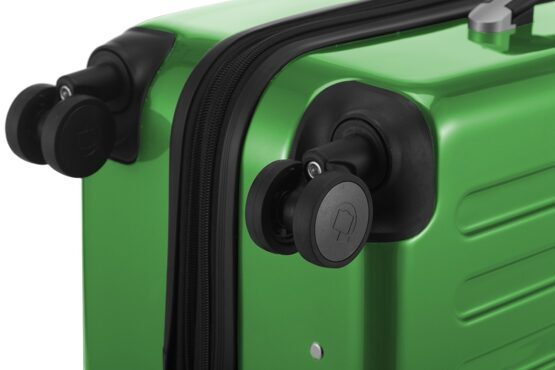 Alex - Koffer Hartschale L glänzend mit TSA in Grün