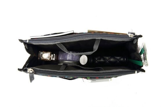 Bag in Bag schwarz mit farbigen Punkten Grösse M