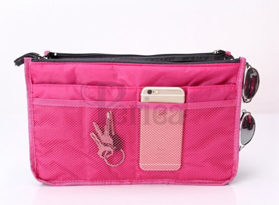 Bag in Bag - Bright Pink mit Netz Grösse L