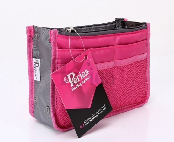 Bag in Bag - Bright Pink mit Netz Grösse S