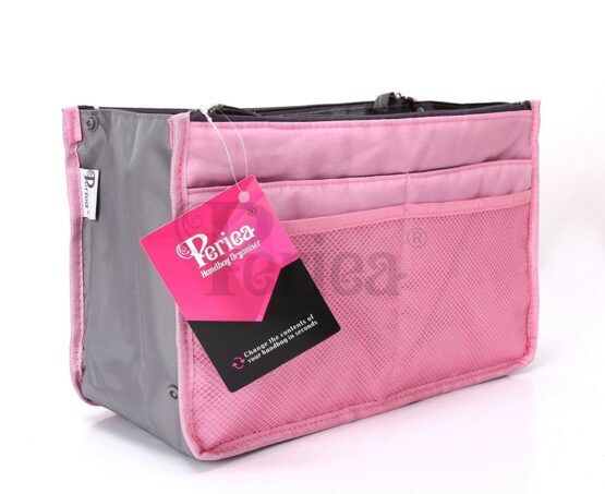 Bag in Bag - Rosa mit Netz Grösse L