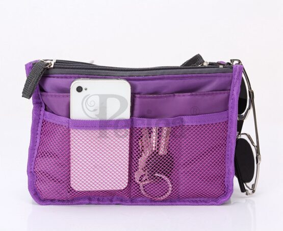 Bag in Bag - Violett mit Netz Grösse S