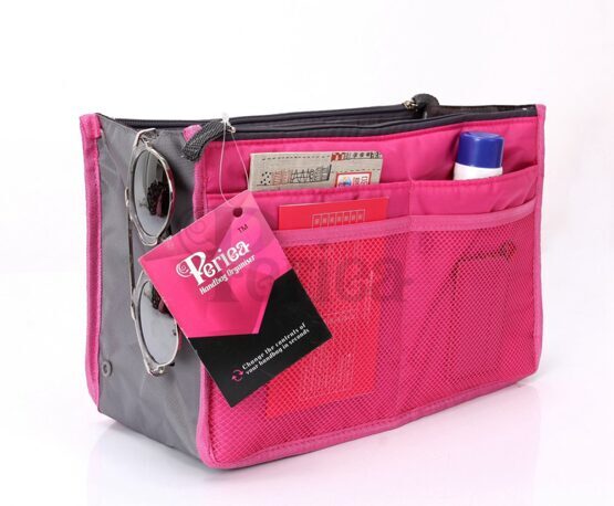 Bag in Bag - Bright Pink mit Netz Grösse L