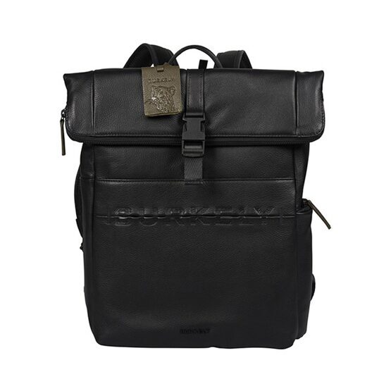 OTM Moving Madox Rolltop Backpack 14&quot; Schwarz