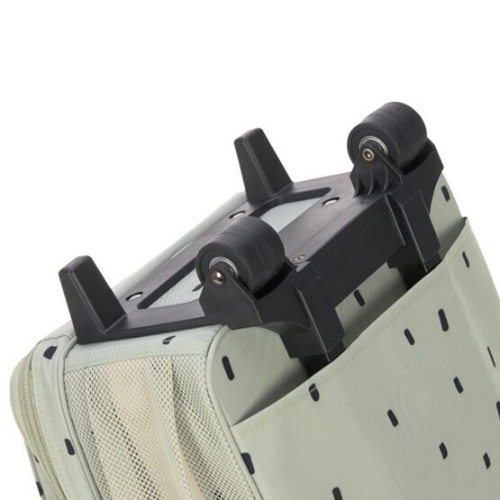 Kinderkoffer-Trolley Happy Prints, Olive