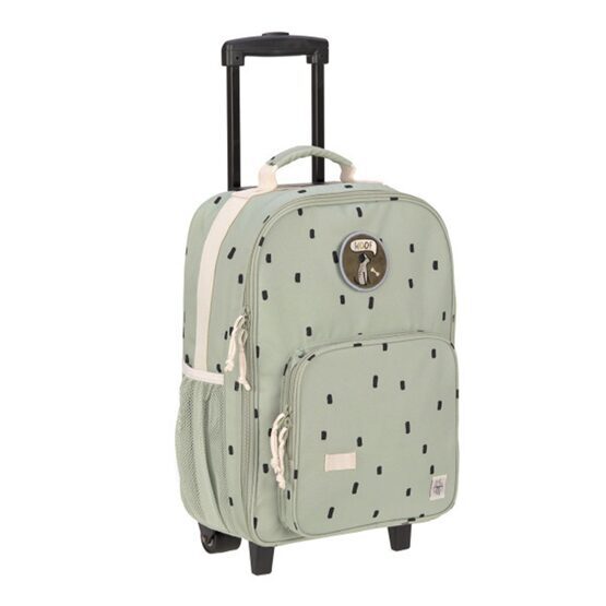 Kinderkoffer-Trolley Happy Prints, Olive