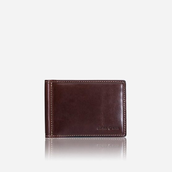 Oxford - Leather Money Clip, Coffee