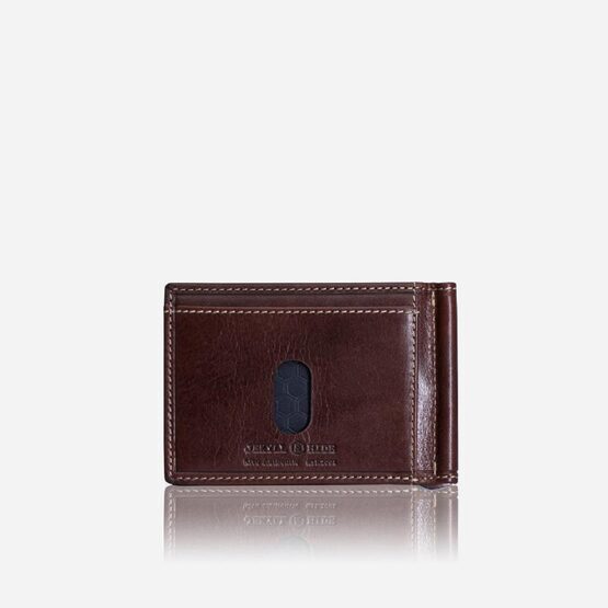 Oxford - Leather Money Clip, Coffee
