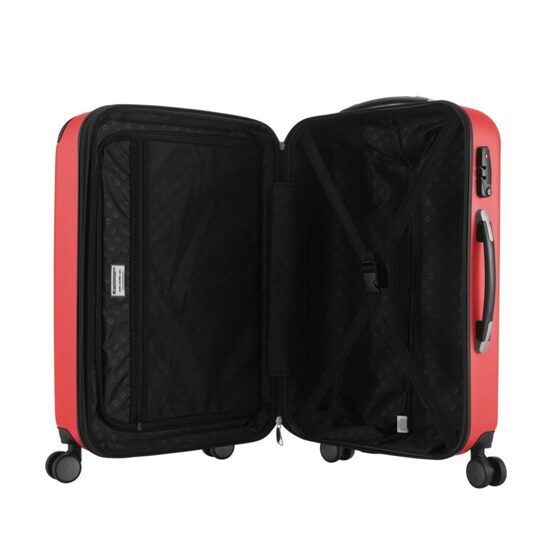 Spree - Koffer Hartschale M matt mit TSA in Rot