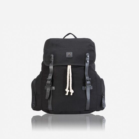 Canvas - Backpack in Schwarz