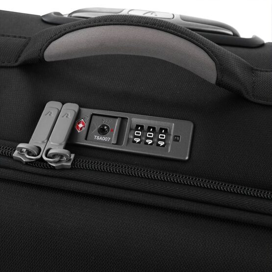 Sidetrack - Handgepäck Koffer mit USB-Anschluss Schwarz