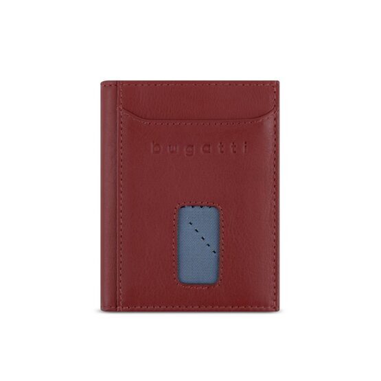 Secure Slim - RFID Kreditkartenhalter mit Wiener Münzfach Rot