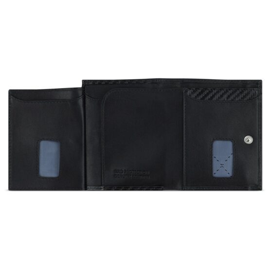 Secure Slim - RFID Kreditkartenhalter mit Wiener Münzfach Comet Schwarz