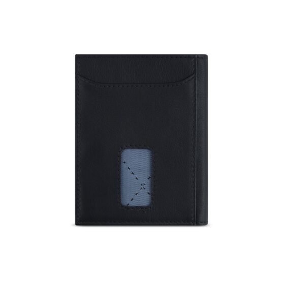 Secure Slim - RFID Kreditkartenhalter in Nappa Schwarz