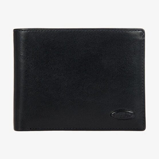 Monte Rosa - Portemonnaie aus Leder in Schwarz