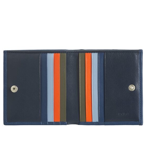 Flavio - Mehrfarbige Brieftasche RFID Navy