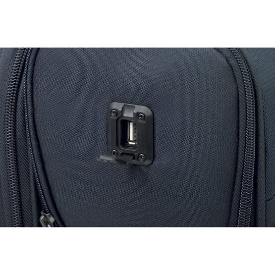 Sidetrack - Handgepäck Koffer mit USB-Anschluss Dunkelblau