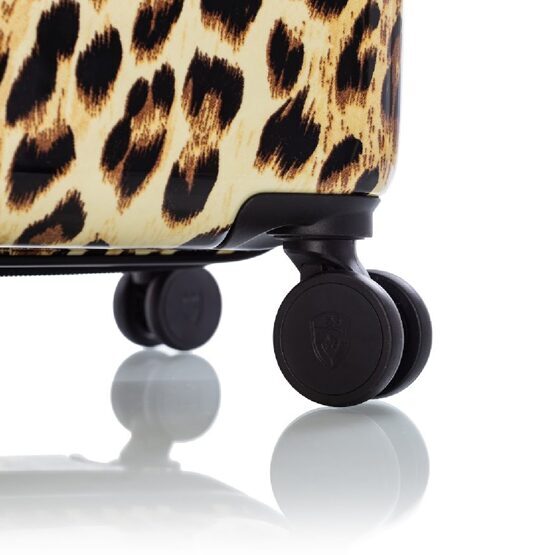 Fashion Spinner - Handgepäck Hartschale Brown Leopard