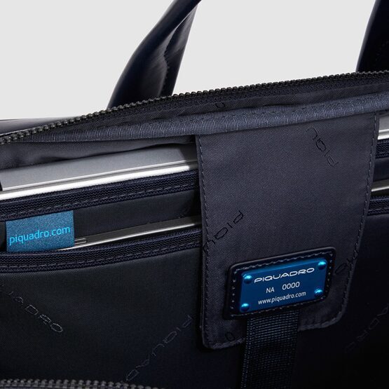 B2 Revamp - Schmale Laptoptasche 14&quot; mit iPad-Halter in Nachtblau