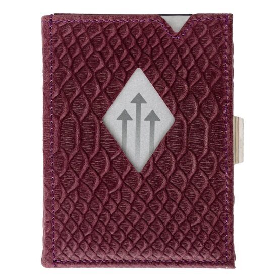 Exentri Wallet Leder Purple Cobra für 20 Karten