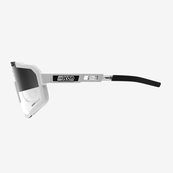 Aeroscope - Sport Performance Sunglasses, White/Photochromic Silver
