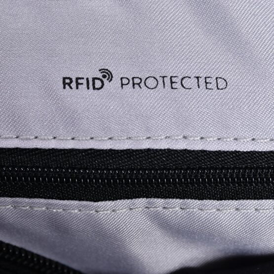 Eye Shoulder Bag RFID in Quilted Black