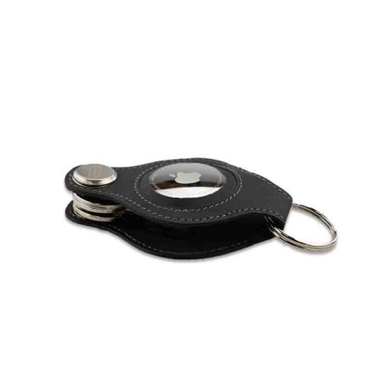 Lusso - AirTag Key Holder, Carbon Black