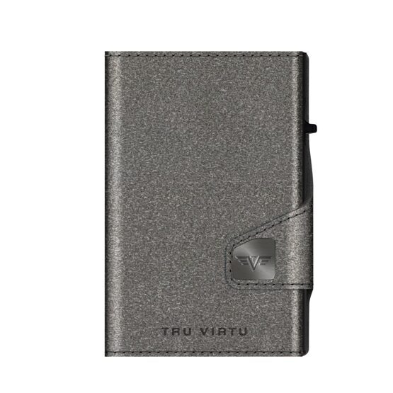 Wallet Click &amp; Slide Recycled PET Felt Grey/Black