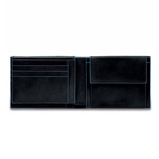 Blue Square - Herrenbrieftasche mit Klapp-Ausweisfenster in Schwarz