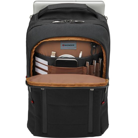 City Traveler - Laptop Backpack 16&quot; in Schwarz